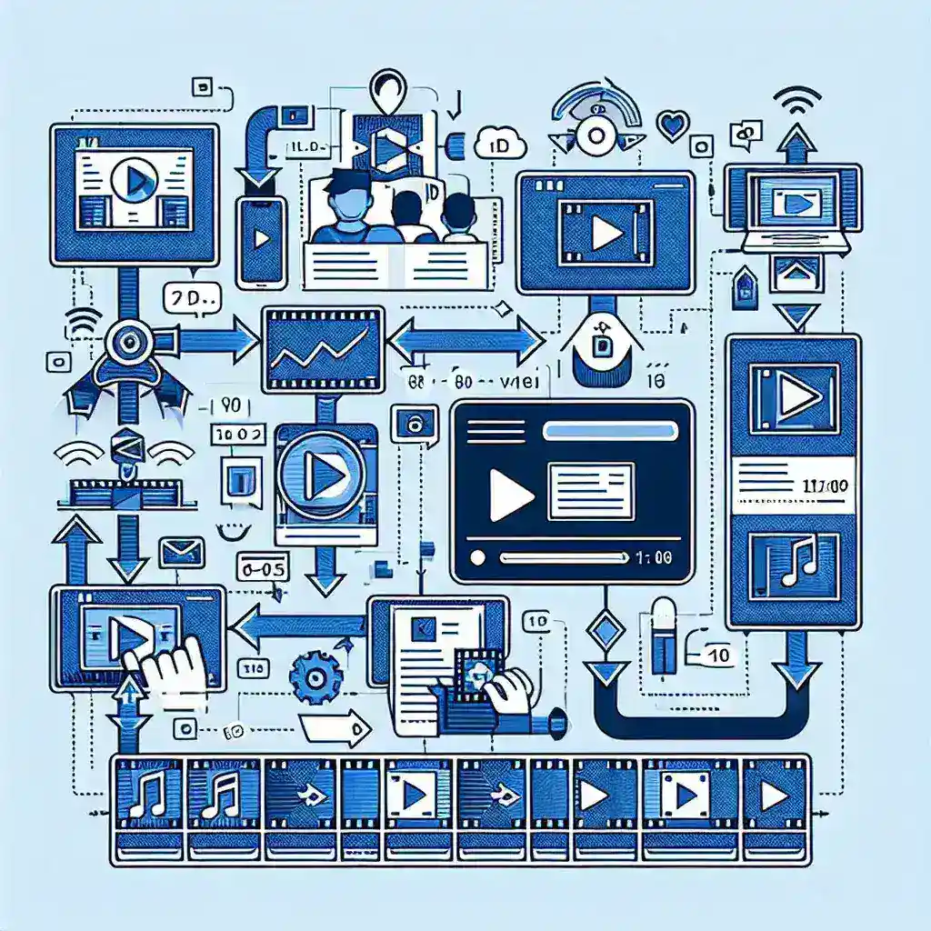 "Guía visual paso a paso para descargar videos de TikTok sin marca de agua, mostrando el proceso en una computadora móvil con una interfaz fácil de usar."