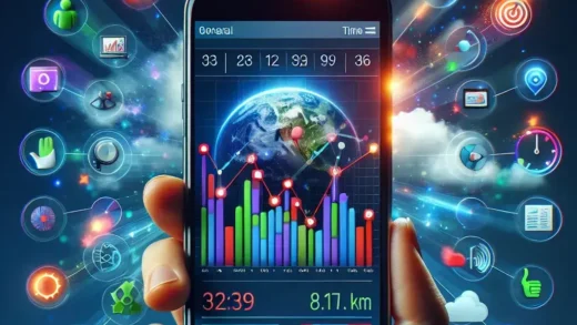 "Infografía sobre las mejores aplicaciones para el seguimiento de hábitos digitales, destacando características clave para dominar el tiempo online y mejorar la productividad personal."